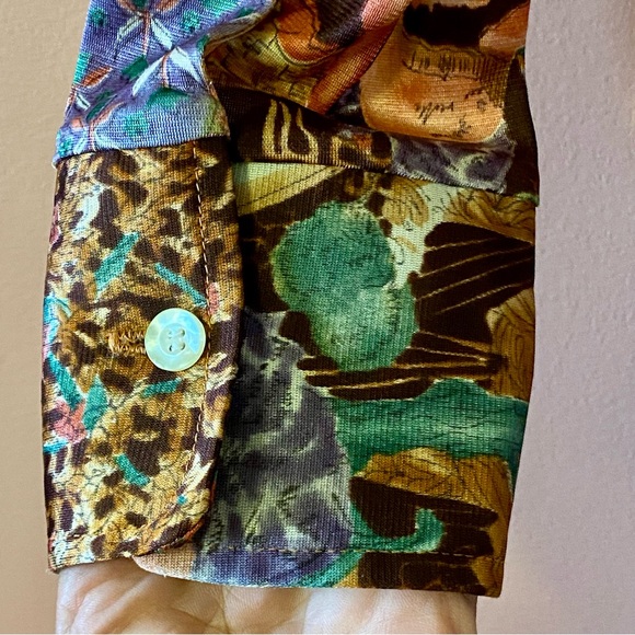 1970’s Dagger Collar Polyester Men’s Shirt Sutton Collection Knits - Picture 7 of 10